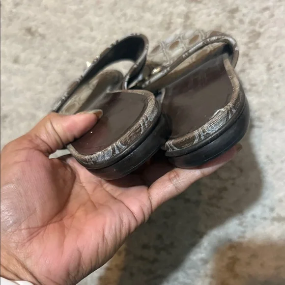 Stylish Brown Patterned ferragamo  sandals Women's Sandals - Picture 4 of 5